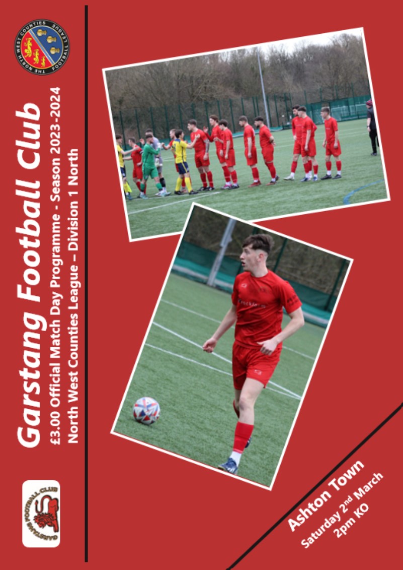 Garstang Football Club, Ashton Town 02.03.24 Match Details